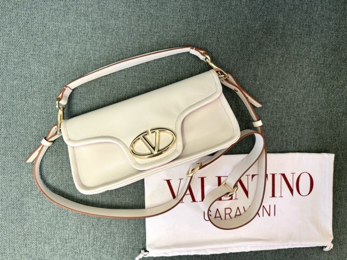 Vlogo 1960 Nappa Leather Shoulder Bag“26*13*9CM”-008=