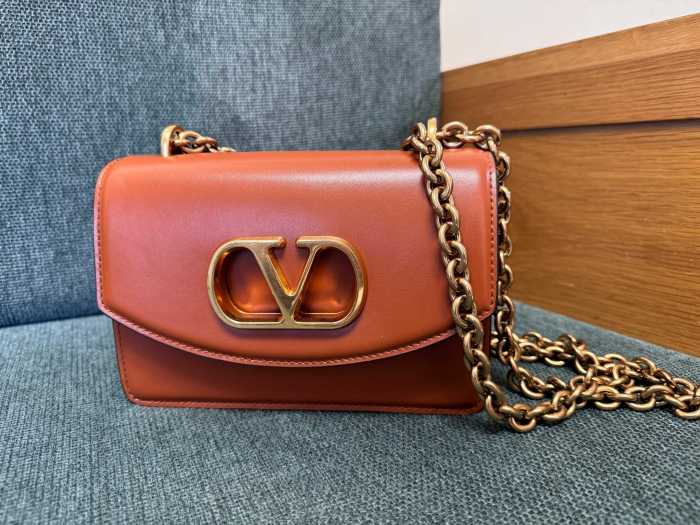 VAIN Leather Shoulder Bag“20*13*7CM”-077=