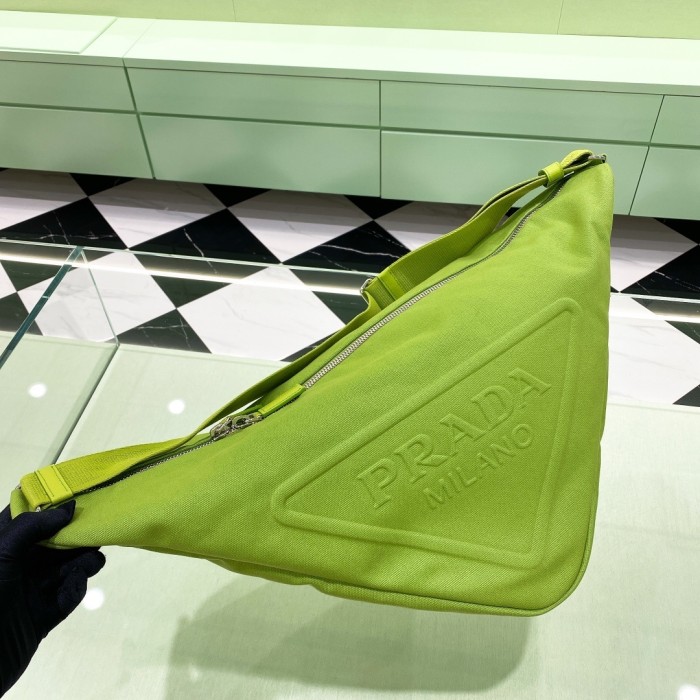Re-Nylon Triangle Shoulder Bag“60*28CM”-088=