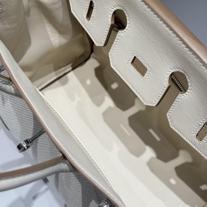 Birkin 25 Swift-Canvas“25*20*13CM”-0131=