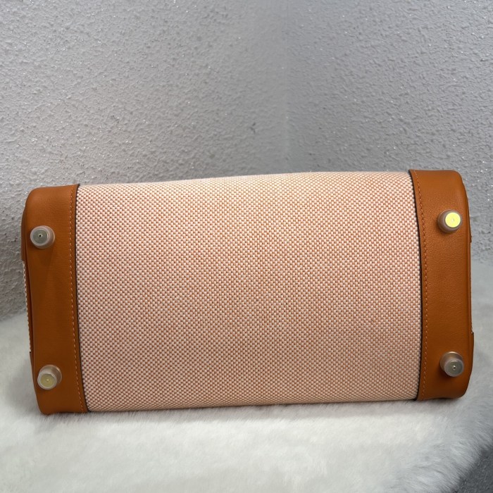 Birkin 25 Swift-Canvas“25*20*13CM”-0131=