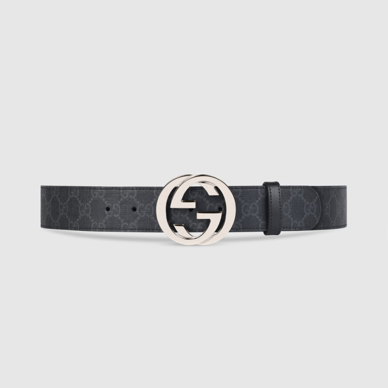 4cm GG belt with Interlocking G buckle 411924 KGDHX 8449