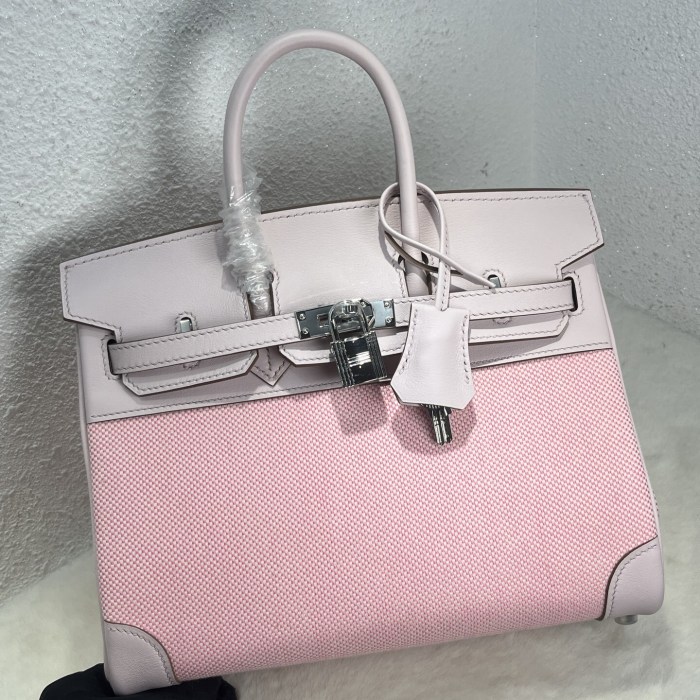 Birkin 25 Swift-Canvas“25*20*13CM”-0131=