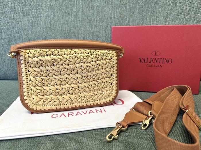 Alltime Crochet Leather Shoulder Bag“23.5*18*5CM”-029=