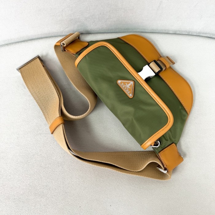 Re-Nylon Belt Bag“18*15*5CM”-086=