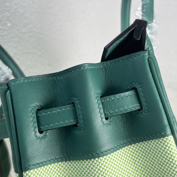 Birkin 25 Swift-Canvas“25*20*13CM”-0131=