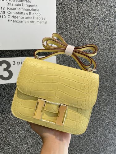 Constance Matte Crocodile 18“18*14*5CM”-0641=