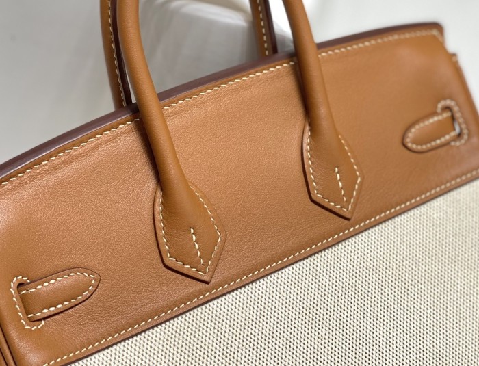 Birkin 25 Swift-Canvas“25*20*13CM”-0131=
