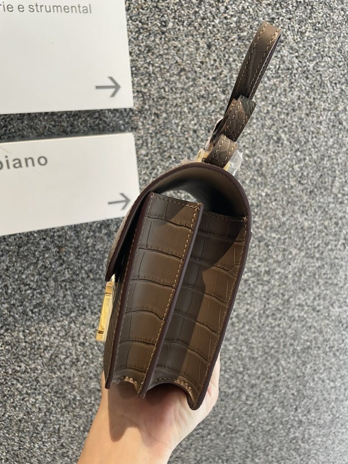 Constance Matte Crocodile 18“18*14*5CM”-0641=