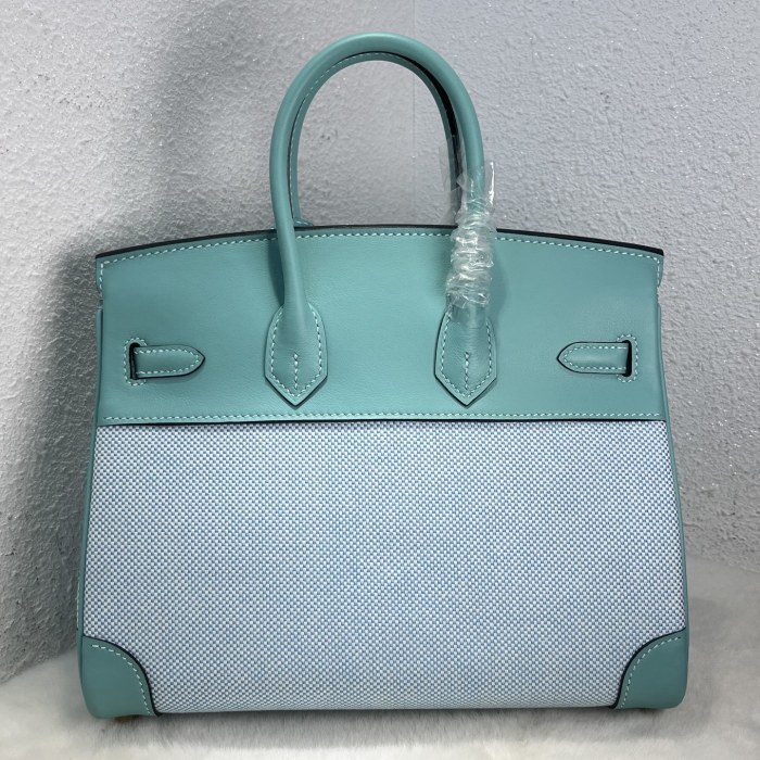 Birkin 25 Swift-Canvas“25*20*13CM”-0131=