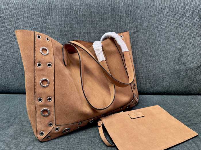 GARAVANI NELLCTE Suede Shopping Bag“40*30*13CM”-029=