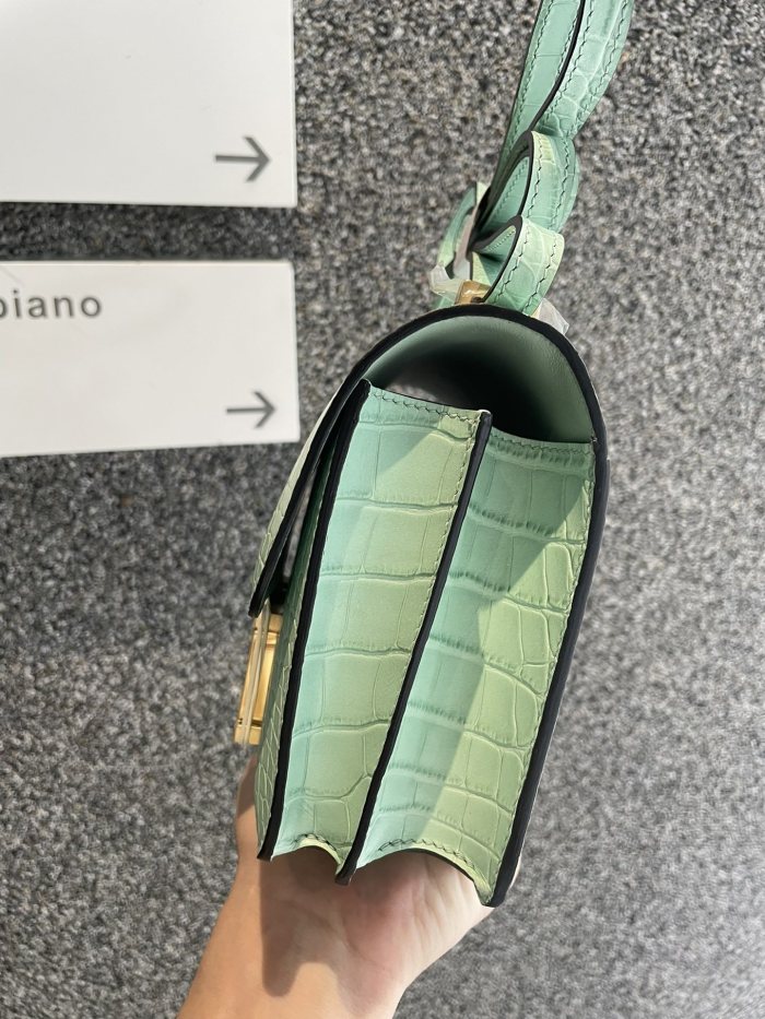 Constance Matte Crocodile 18“18*14*5CM”-0641=