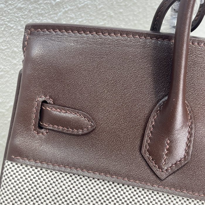 Birkin 25 Swift-Canvas“25*20*13CM”-0131=