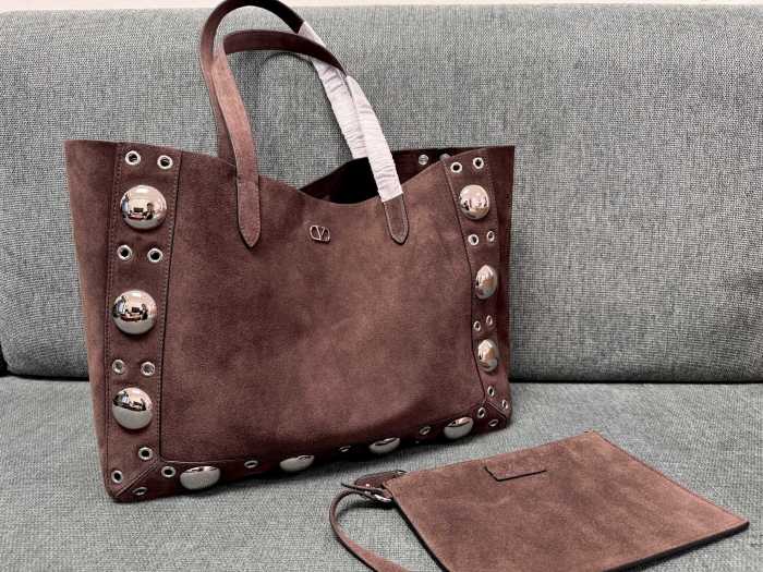 GARAVANI NELLCTE Suede Shopping Bag“40*30*13CM”-029=