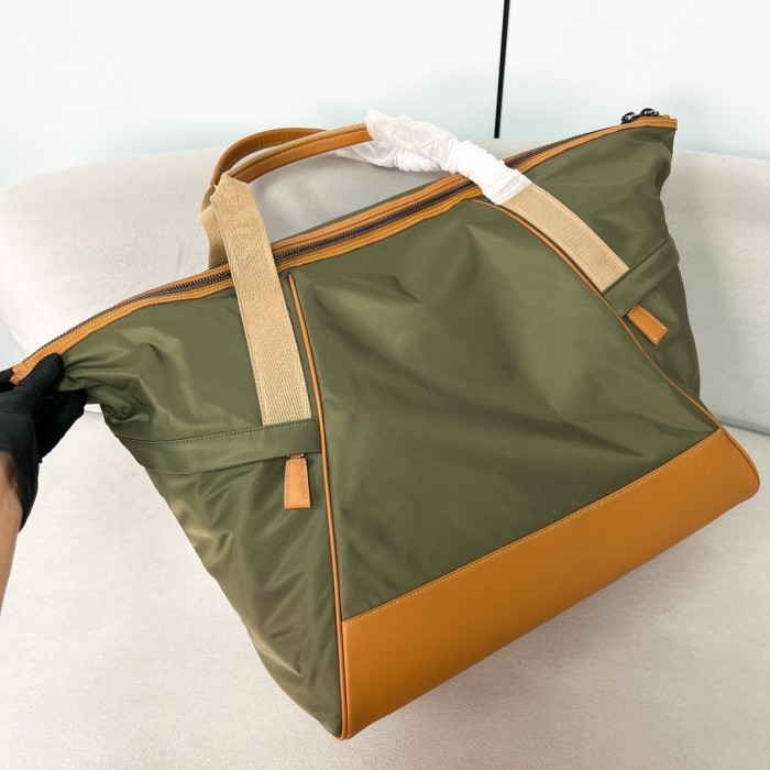 Re-Nylon And Leather Duffel Bag“45.5*40*24CM”-0811=