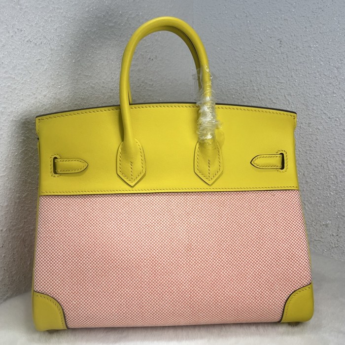 Birkin 25 Swift-Canvas“25*20*13CM”-0131=