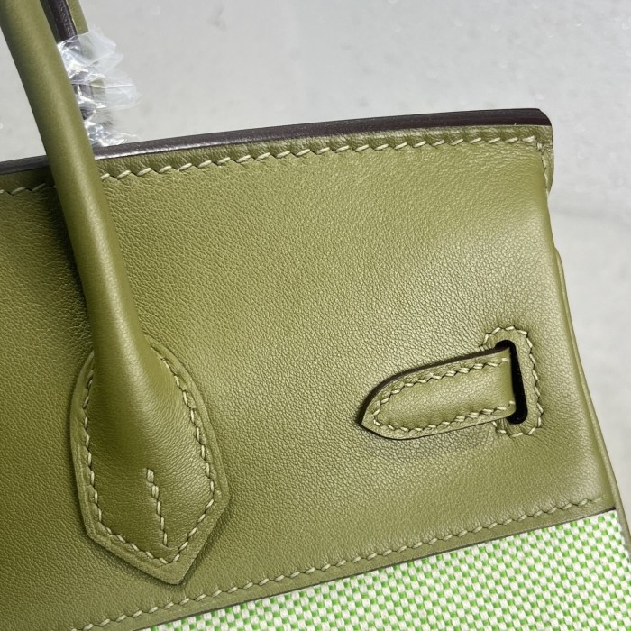 Birkin 25 Swift-Canvas“25*20*13CM”-0131=