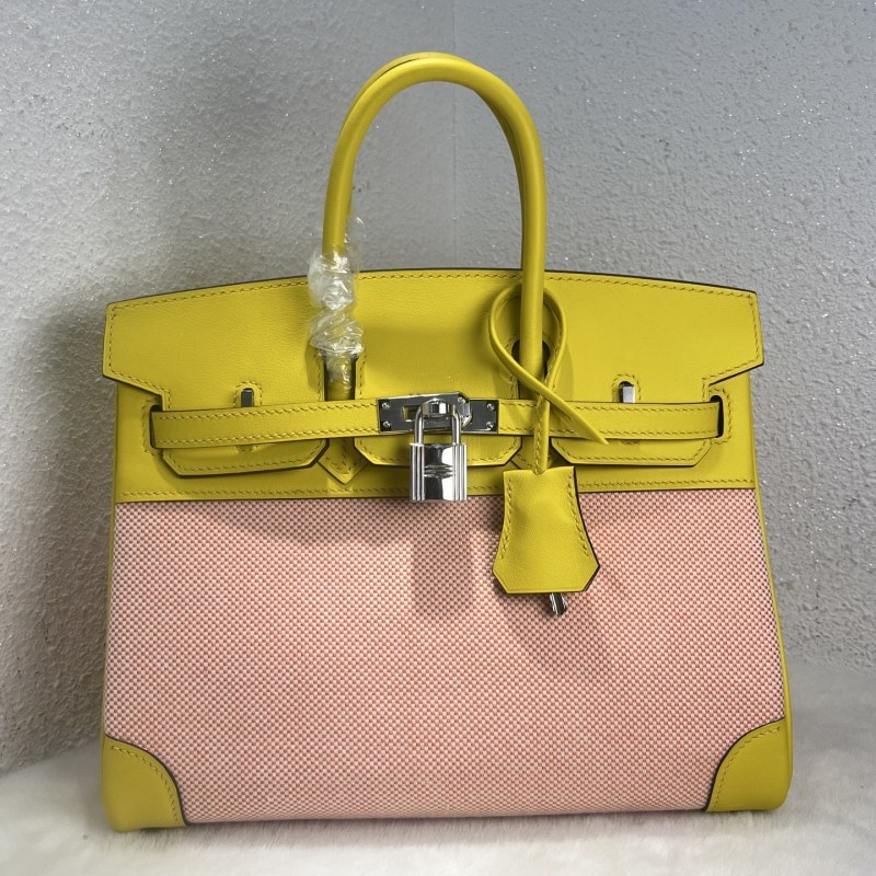 Birkin 25 Swift-Canvas“25*20*13CM”-0131=