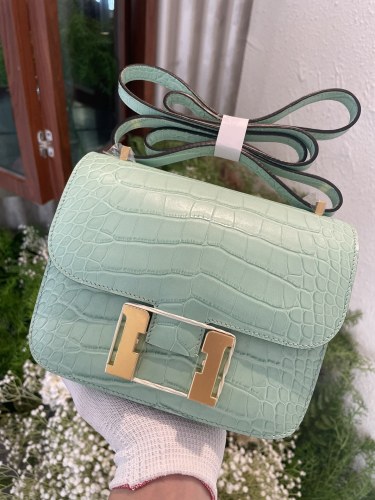Constance Matte Crocodile 18“18*14*5CM”-0641=