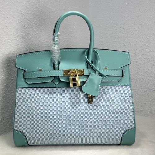 Birkin 25 Swift-Canvas“25*20*13CM”-0131=