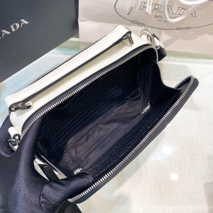 Brique Saffiano Leather bag“22*16*6CM”-089=