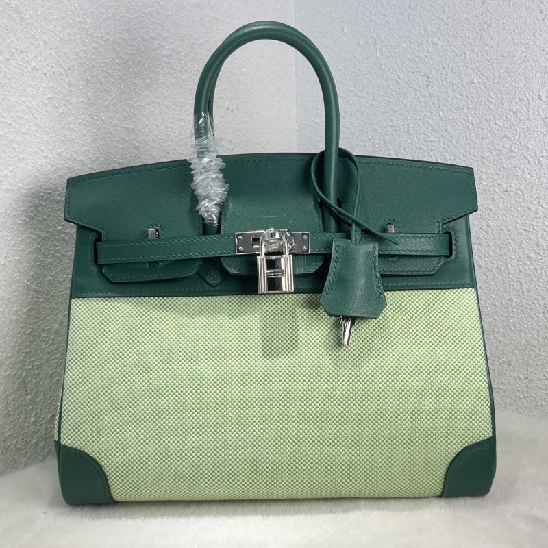 Birkin 25 Swift-Canvas“25*20*13CM”-0131=