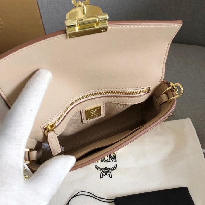 Cognac Visetos Coated Canvas Crossbody Ba“19*11*4CM”-022=