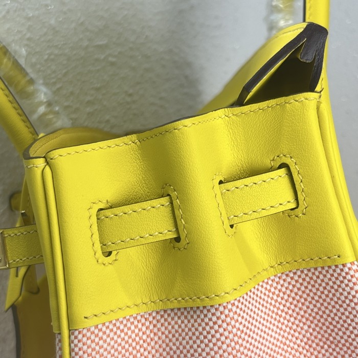 Birkin 25 Swift-Canvas“25*20*13CM”-0131=