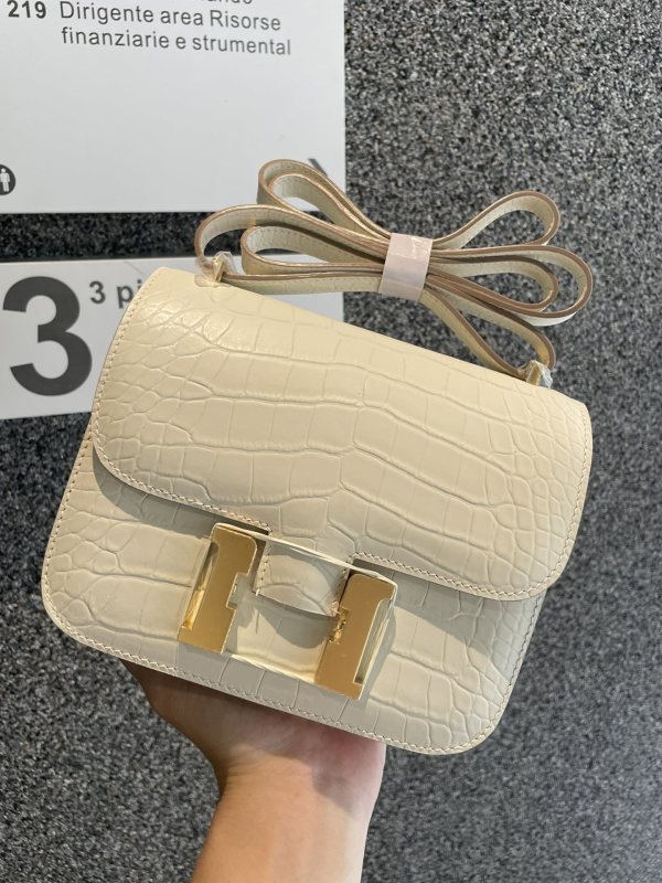 Constance Matte Crocodile 18“18*14*5CM”-0641=