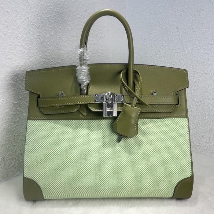 Birkin 25 Swift-Canvas“25*20*13CM”-0131=