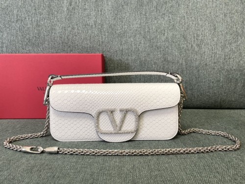 LOCò Shoulder Bag In Snake Leather“27*13*6CM”-008=