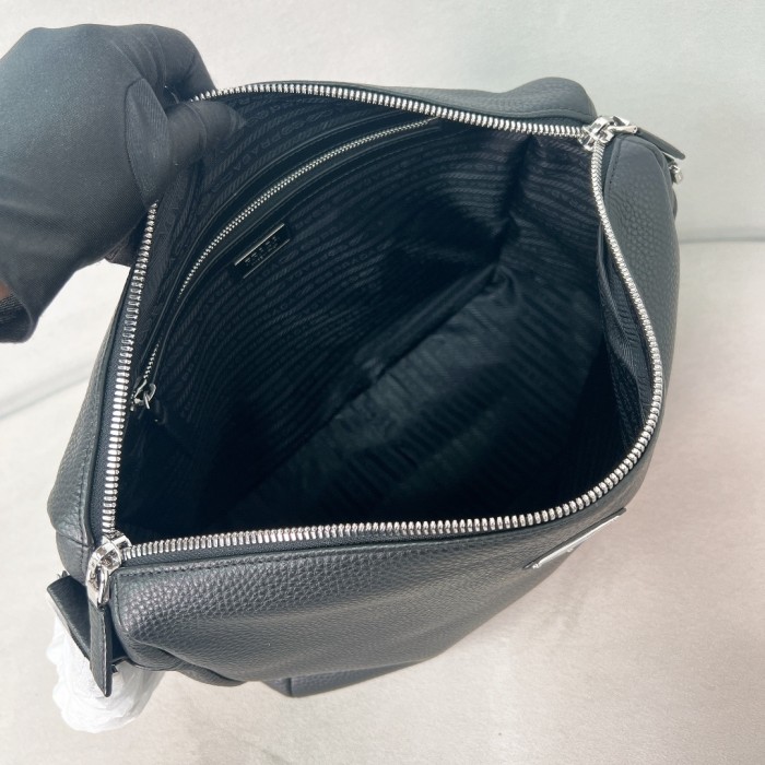 Saffiano Leather Shoulder Bag“31.5*25*14CM”-0801=