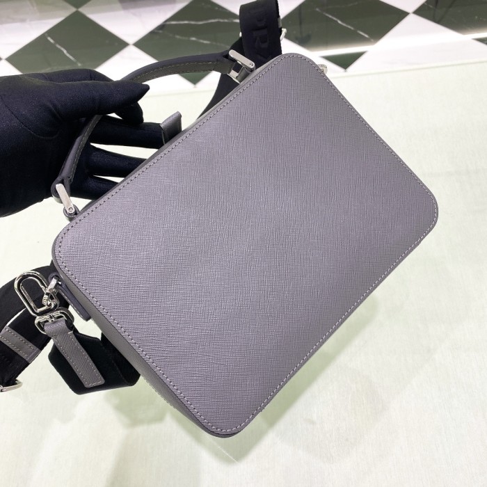 Leather shoulder bag“24*18*7.5CM”-089=