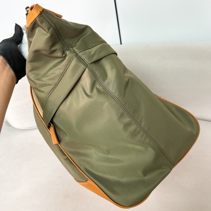 Re-Nylon And Leather Duffel Bag“45.5*40*24CM”-0811=