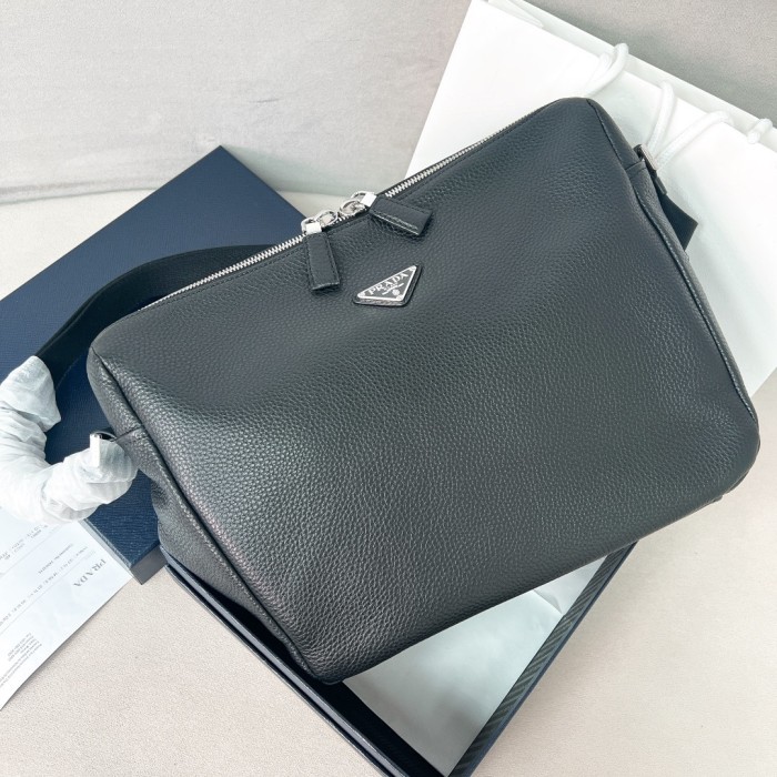 Saffiano Leather Shoulder Bag“31.5*25*14CM”-0801=