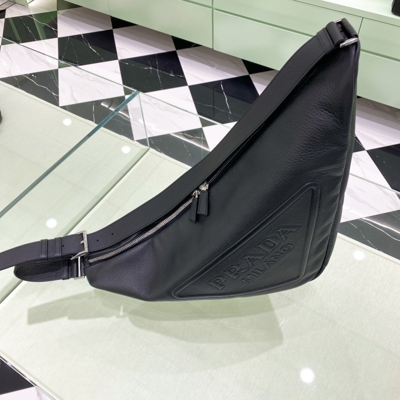 Leather Triangle Shoulder Bag“60*28CM”-0821=