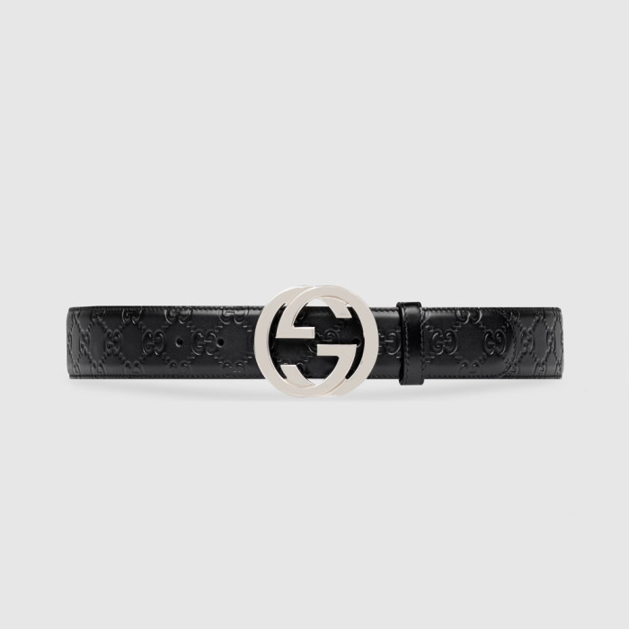4cm Belt with Interlocking G buckle 411924 CWC1N 1000