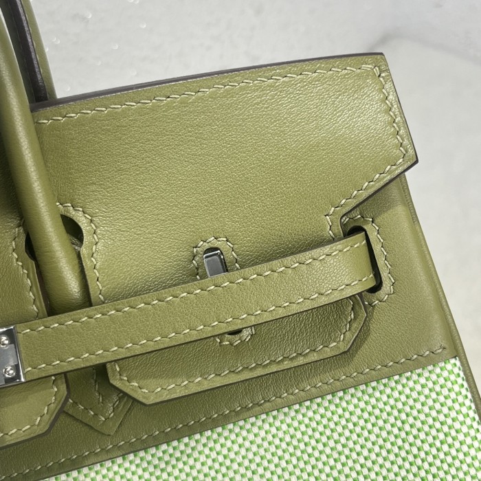 Birkin 25 Swift-Canvas“25*20*13CM”-0131=