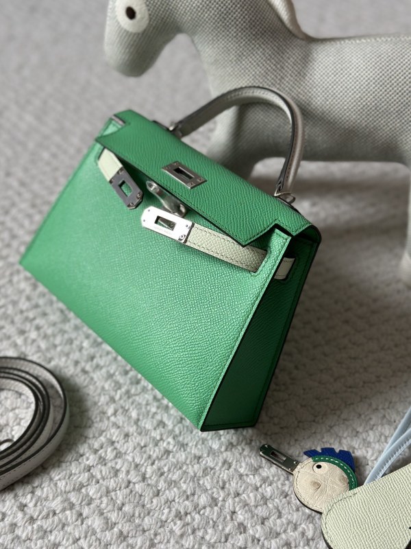 Mini Kelly Sellier Chevre 20“20*12*6CM”-0041=