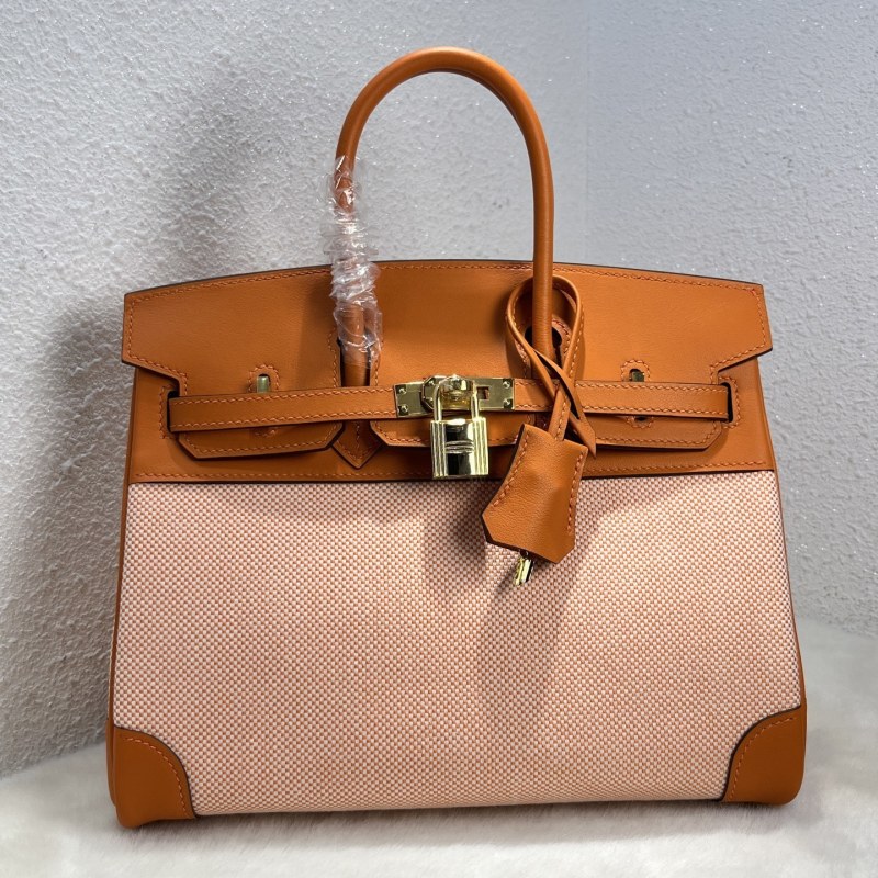 Birkin 25 Swift-Canvas“25*20*13CM”-0131=
