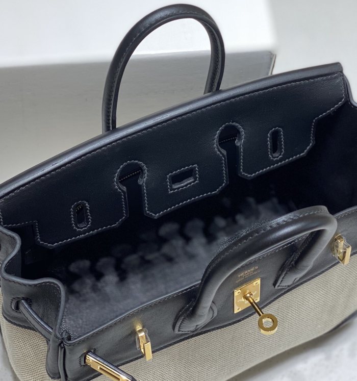 Birkin 25 Swift-Canvas“25*20*13CM”-0131=