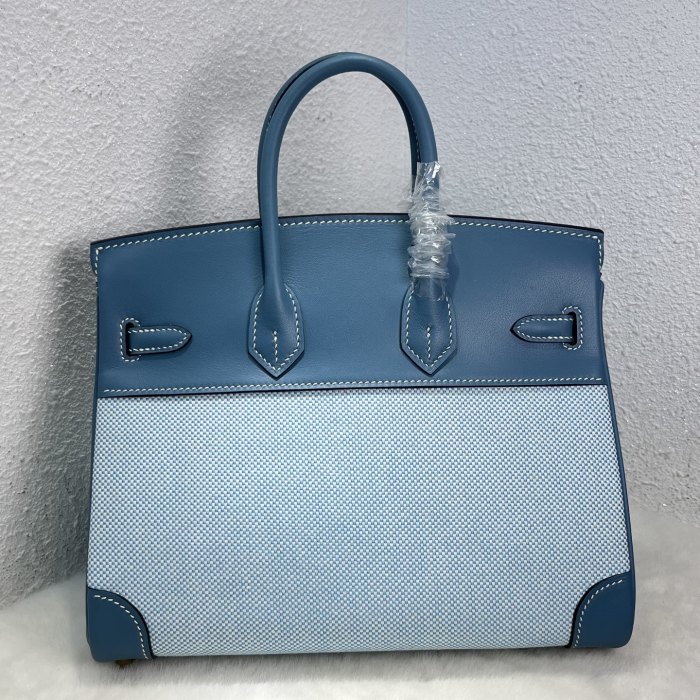 Birkin 25 Swift-Canvas“25*20*13CM”-0131=