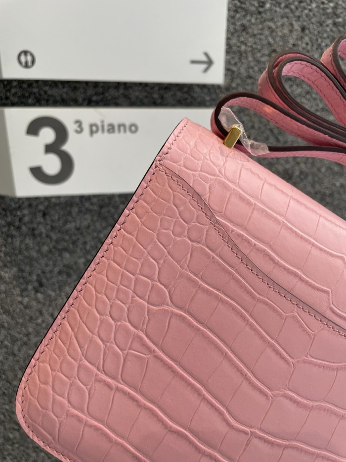 Constance Matte Crocodile 18“18*14*5CM”-0641=