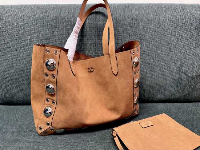 GARAVANI NELLCTE Suede Shopping Bag“40*30*13CM”-029=