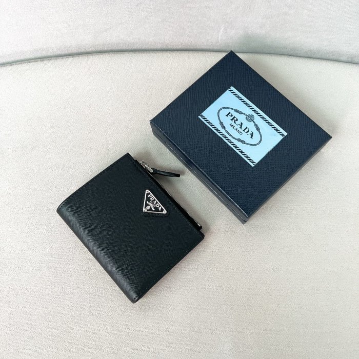 Saffiano Leather Card Holder“10*9CM”-022=