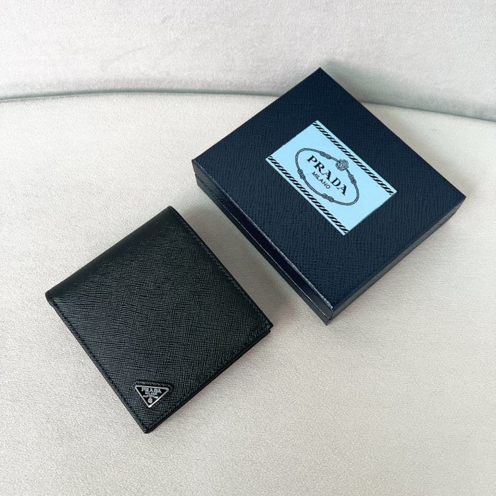 Saffiano Leather Wallet“11*9.5CM”-082=