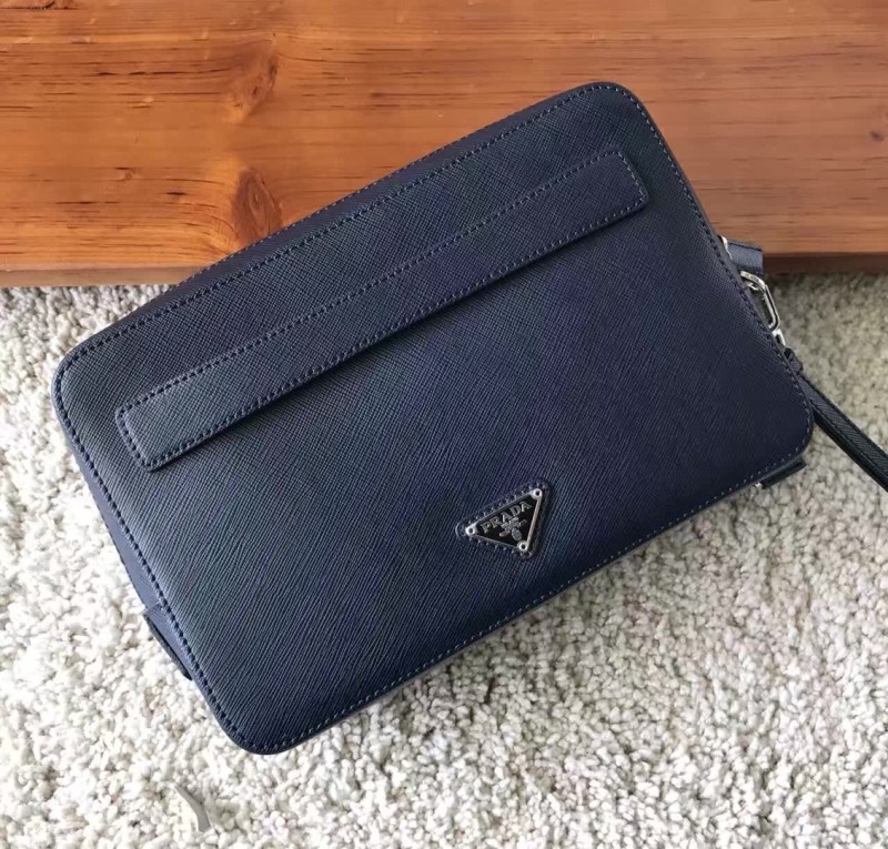 Saffiano Travel Zip Pouch“23.5*15.5*6CM”-059=