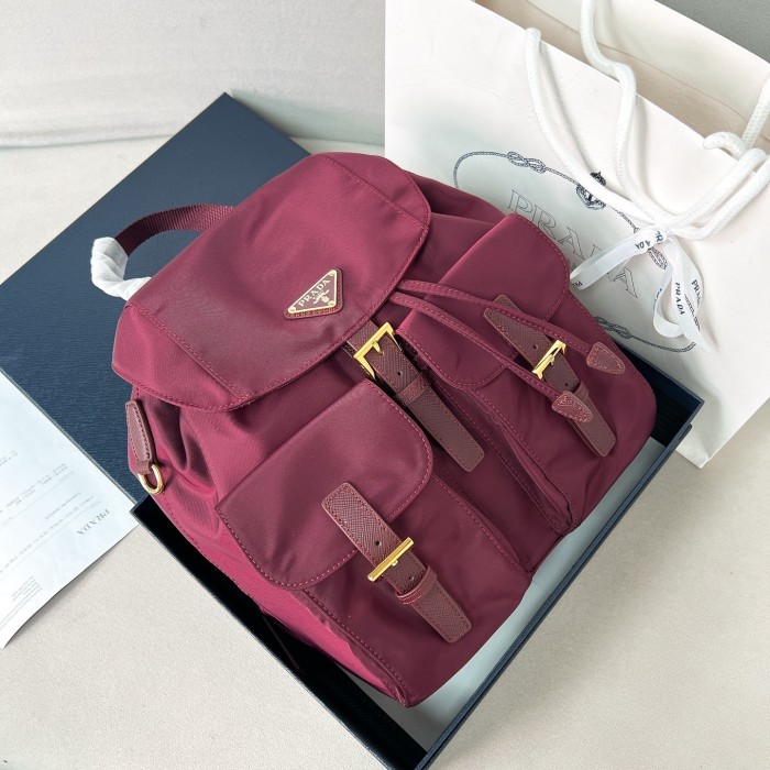 Small Re-Nylon backpack“28*23.5*12CM”-089=