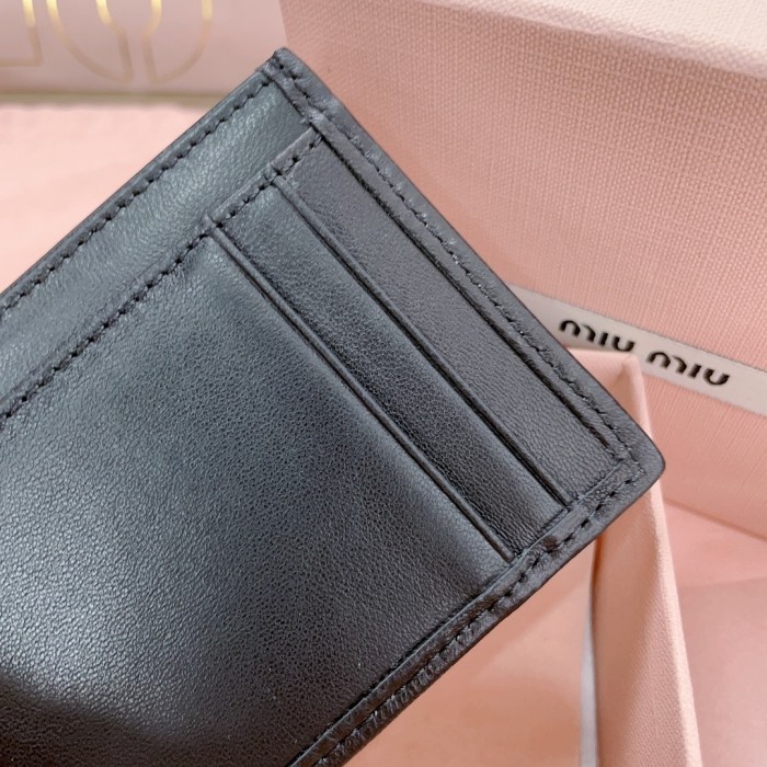 Matelassé Nappa Leather Card Holder“10.5*8CM”-002=