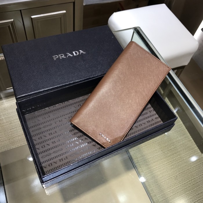 Saffiano Leather Wallet“19*9.5CM”-054=